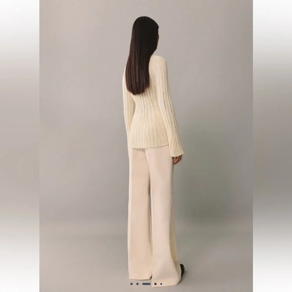 🎁Zara Ribbed Knit Cotton Sweater - New🎁 - Picture 9 of 15